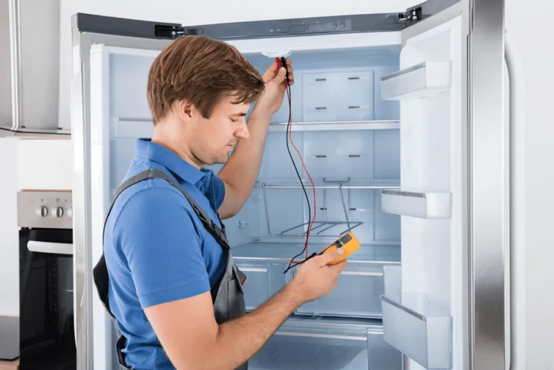 Professional refrigerator repair and diagnostics by Neighborville Appliance Repair