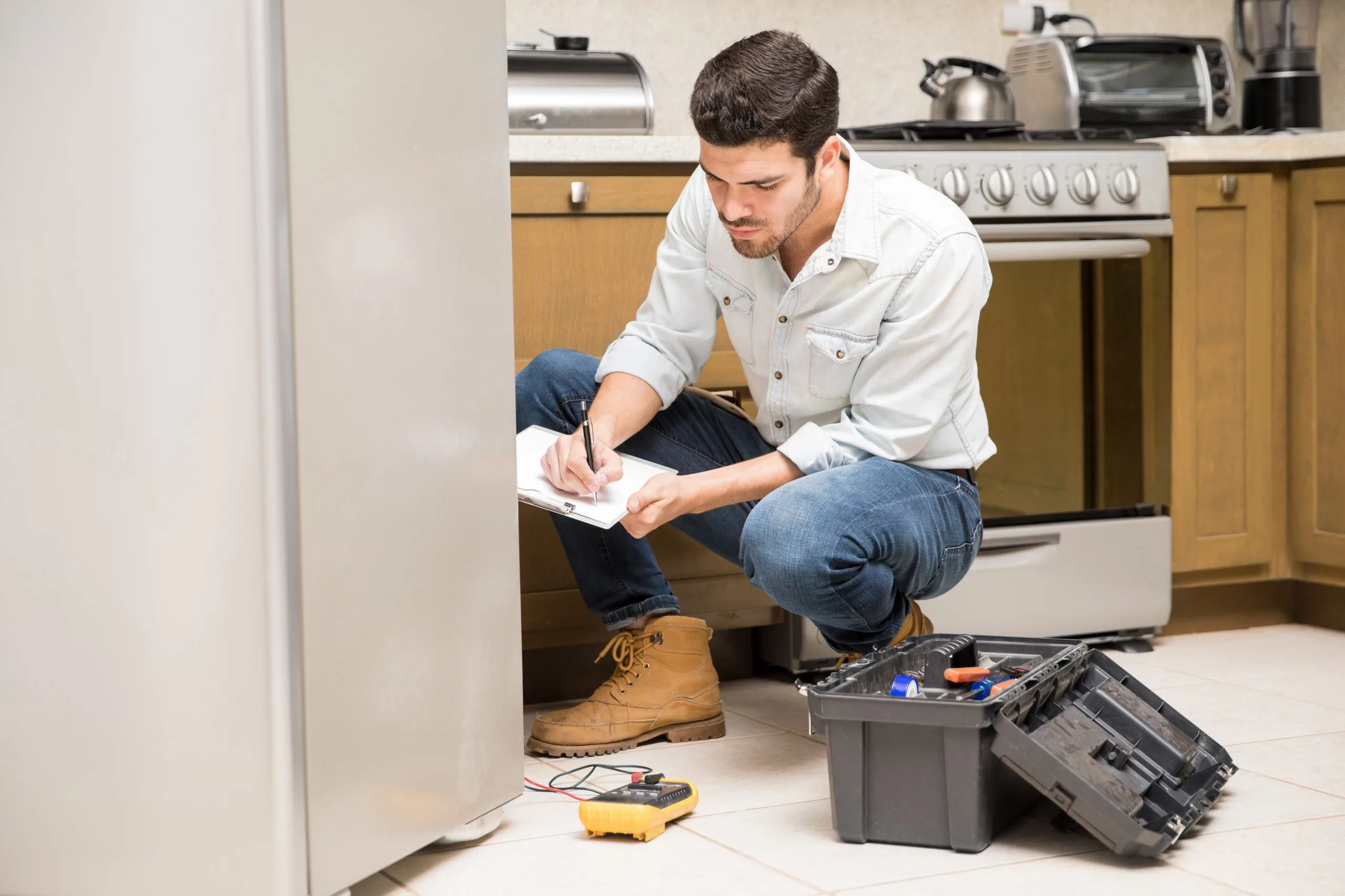 Professional refrigerator repair service by Neighborville Appliance Repair
